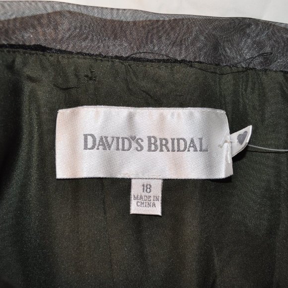 David's Bridal Strapless Dress NWT - Picture 5 of 5